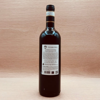Terreno, "Le Bonille di Sopra," Chianti Classico Riserva, Italy, Sangiovese, 2019