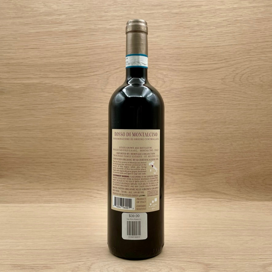 San Polo, Rosso di Montalcino, Italy, Sangiovese, 2020