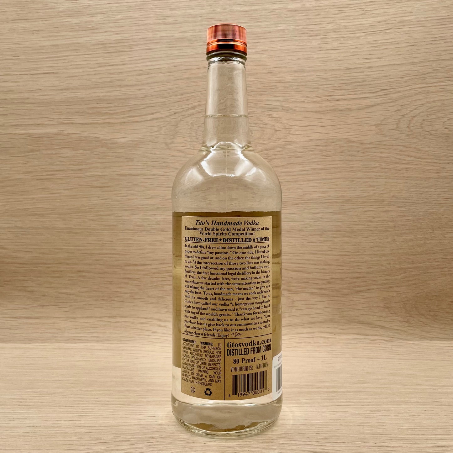 Tito's, Handmade Vodka, 1L