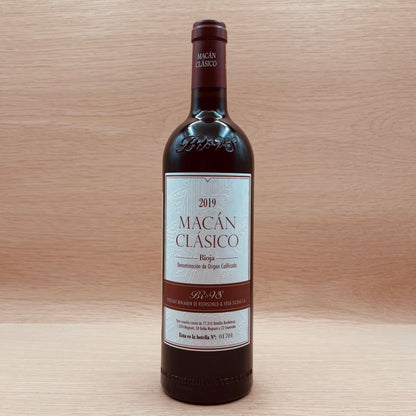 Vega Sicilia, "Macán Clásico," Rioja, Spain, Tempranillo, 2019