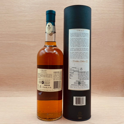 Oban, "The Distiller's Edition," Highland Single Malt Scotch Whiskey