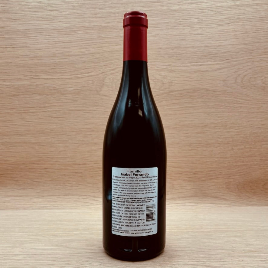 Isabel Ferrando, Châteauneuf-du-Pape, France, Grenache blend, 2021