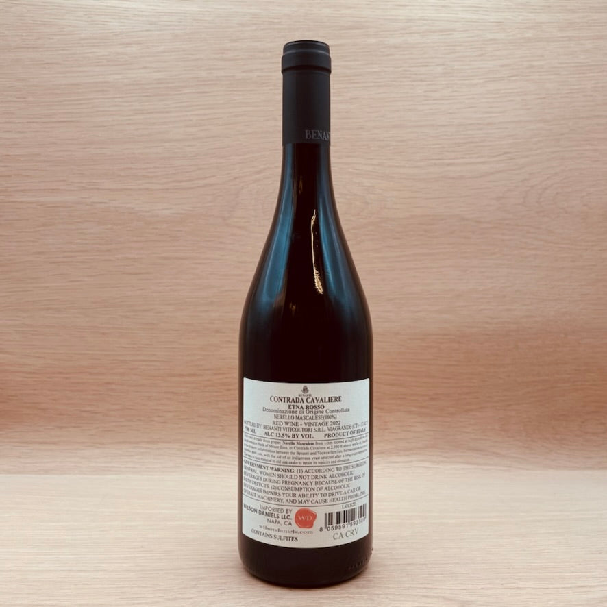 Benanti, "Contrada Cavaliere Rosso" Etna, Italy, Nerello Mascalese, 2022