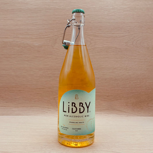 Libby, Sparkling White, California, Non-Alcoholic Wine