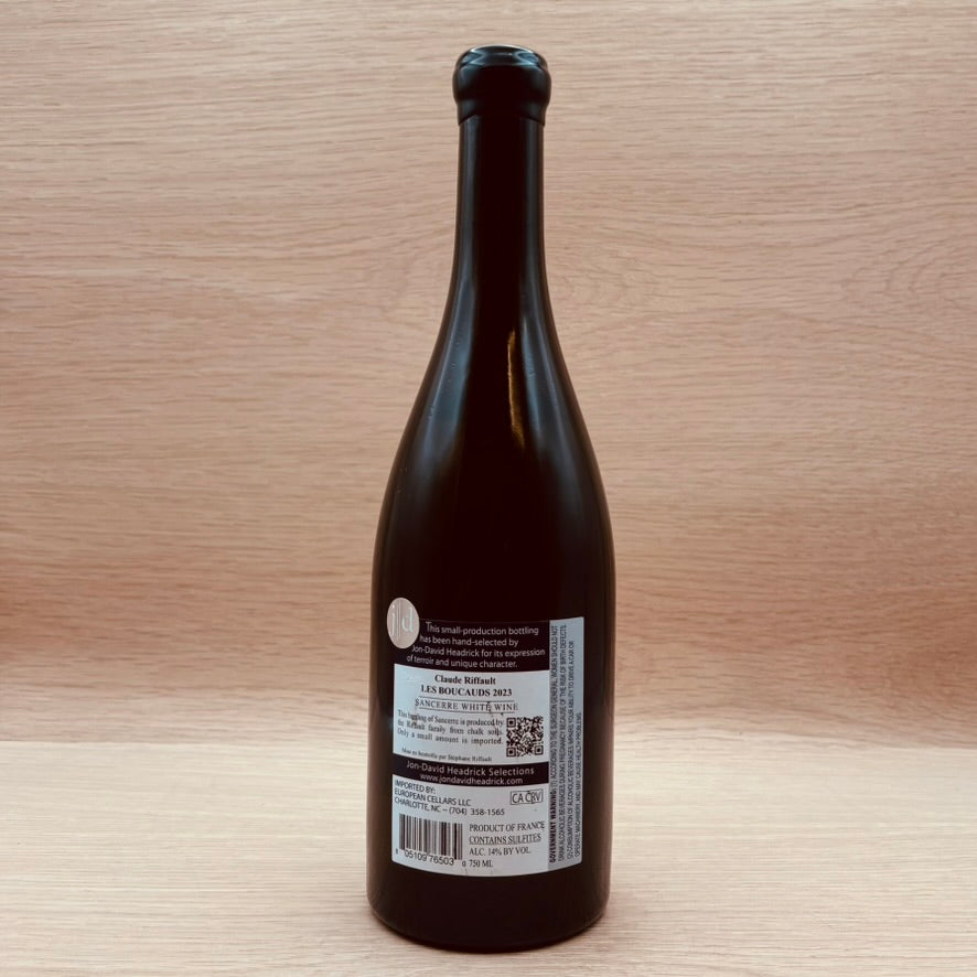 Claude Riffault, "Les Boucauds," Sancerre, France, Sauvignon Blanc, 2023