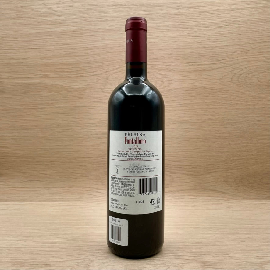 Felsina, "Fontalloro," Toscana Rosso, Italy, Sangiovese, 2018