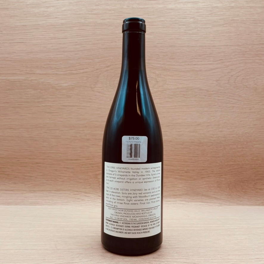 The Eyrie Vineyards, "Sisters," Willamette Valley, Oregon, Pinot Noir, 2021