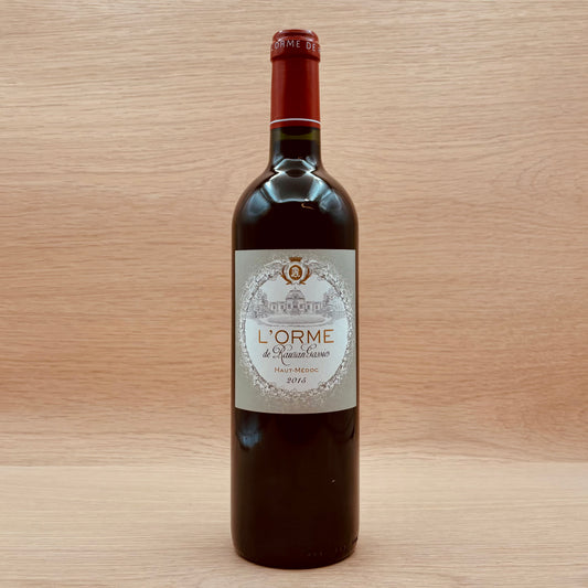 L'Orme de Rauzan Gassies, Haut Medoc, France, Merlot Blend, 2015