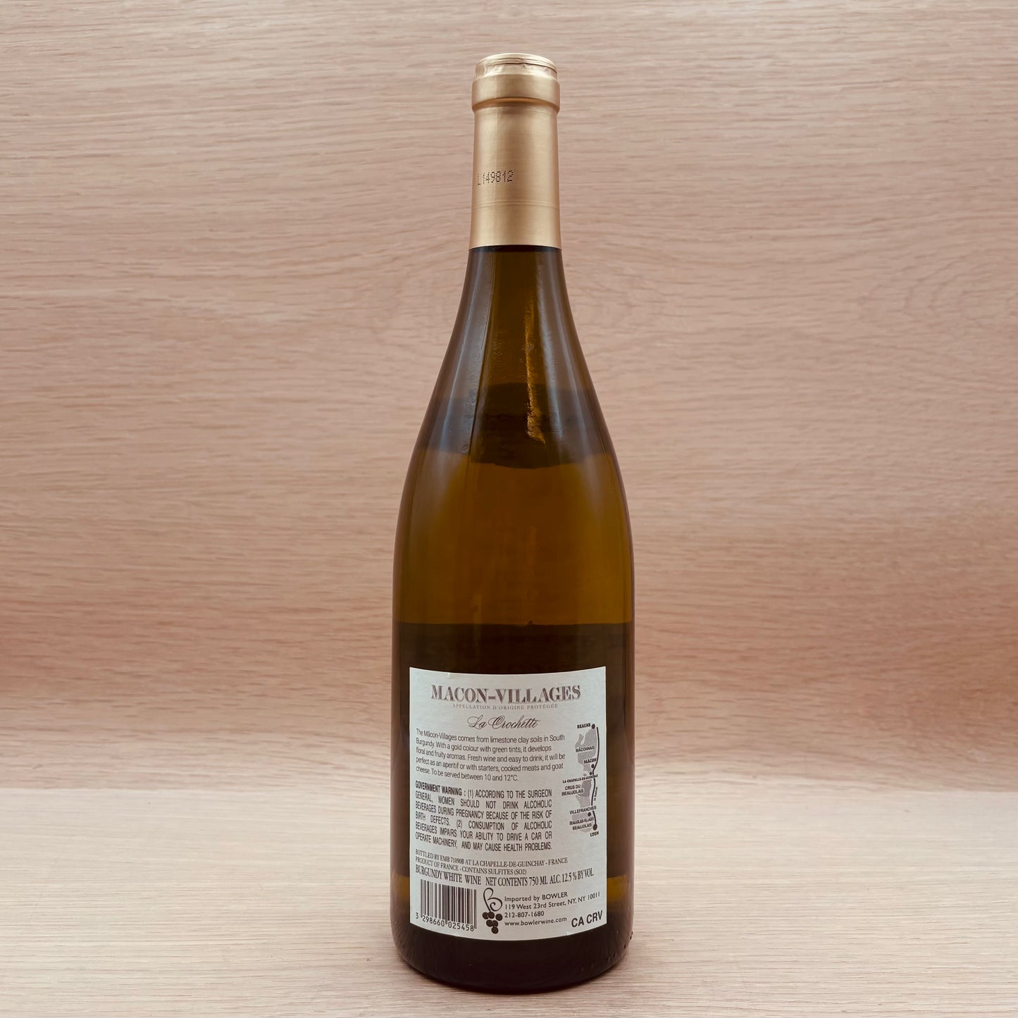 Jean Loron, "La Crochette," Macon-Villages, France, Chardonnay, 2022
