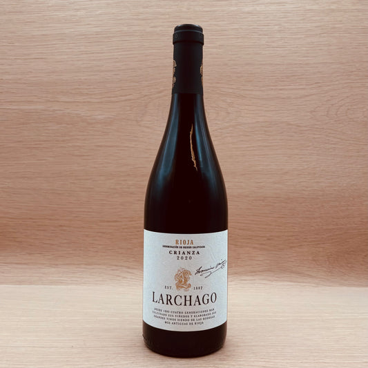 Larchago, "Crianza," Rioja, Spain, Tempranillo, 2020