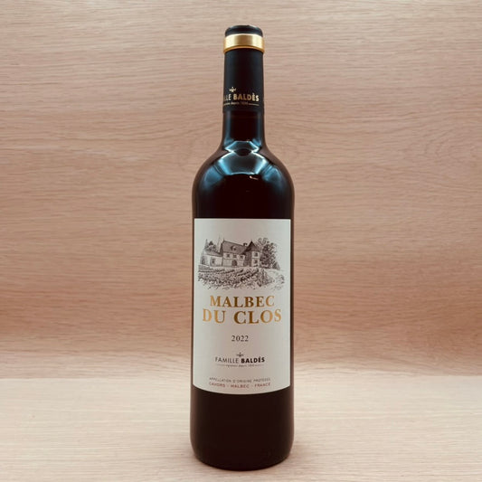 Famille Baldes, "Clos," Cahors, France, Malbec, 2022