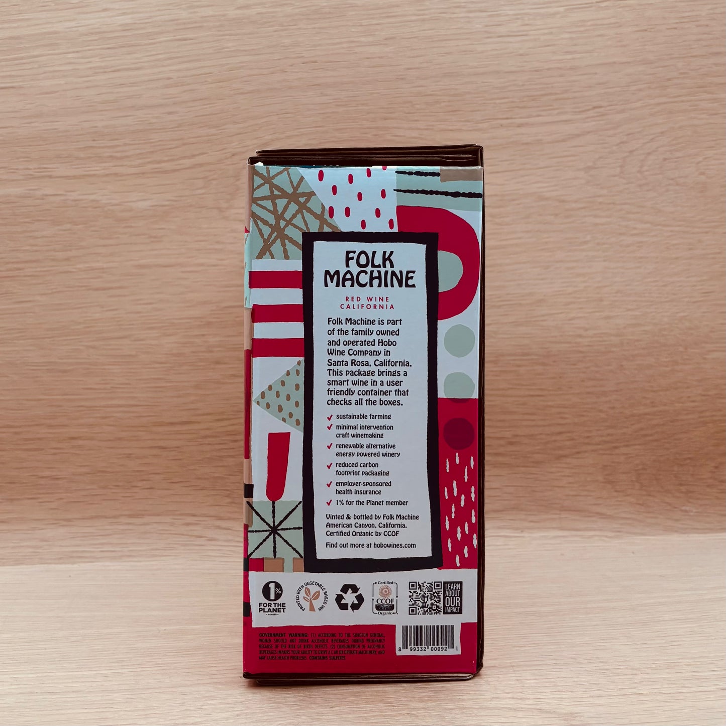 Folk Machine, Red Blend, California, NV, 3L