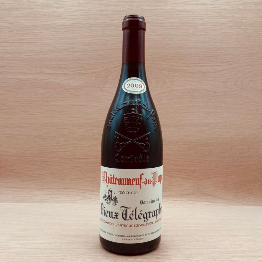 Vieux Télégraphe, "La Crau," Chateauneuf-du-Pape, France, Grenache Blend, 2009
