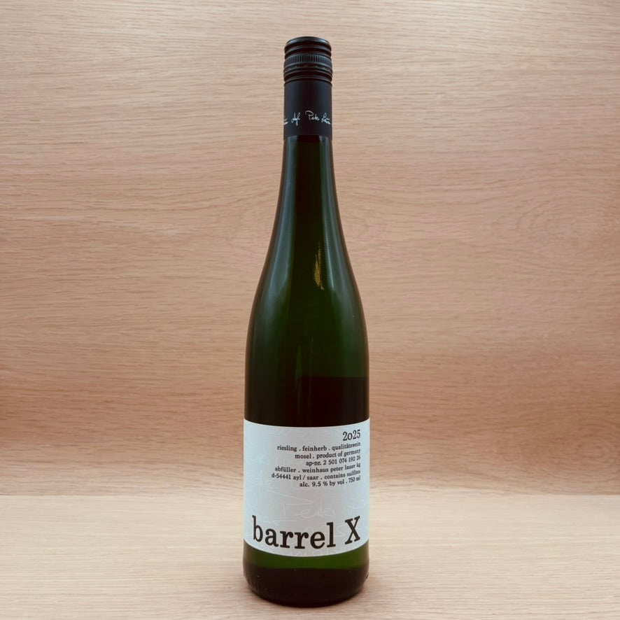 Peter Lauer, "Barrel X," Mosel, Germany, Riesling, 2025