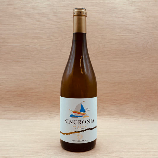 Mesquida Mora, "Sincronia," Mallorca, Spain, White Blend, 2023