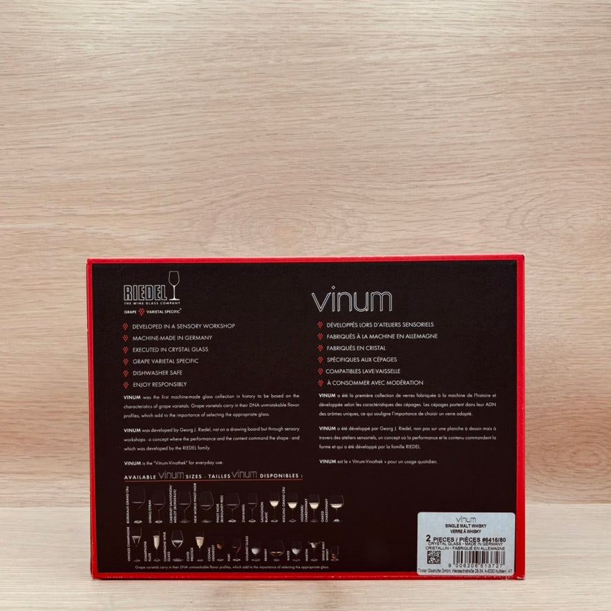 RIEDEL Vinum Single Malt Whisky, 2 Pack