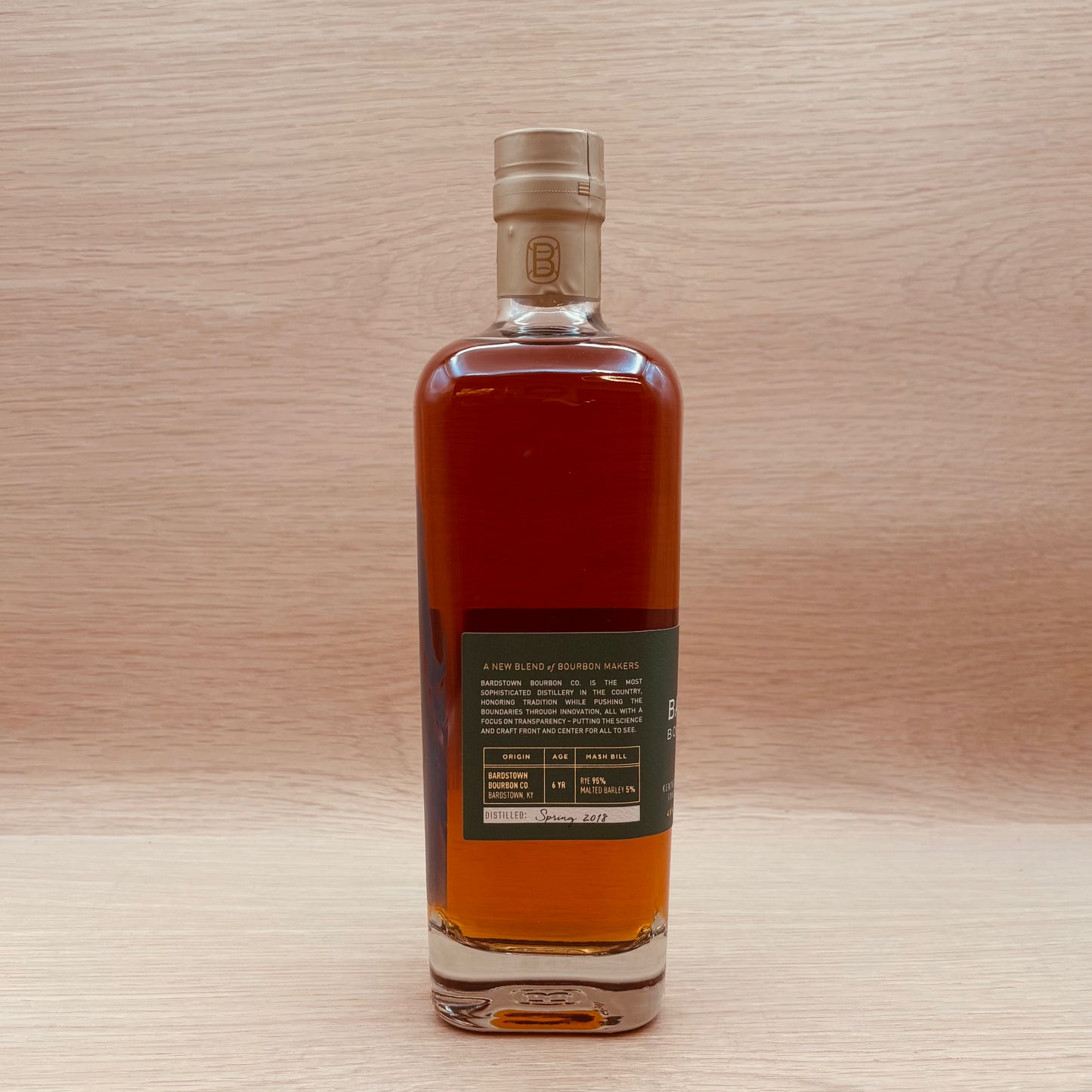 Bardstown Bourbon Company, "Origin Series," Rye Whiskey, Kentucky