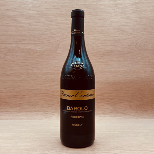 Franco Conterno, "Riserva Bussia," Barolo, Italy, Nebbiolo, 2016