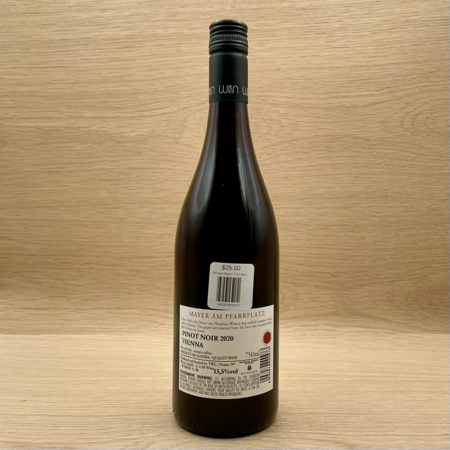 Weingut Mayer, Vienna, Austria, Pinot Noir, 2021