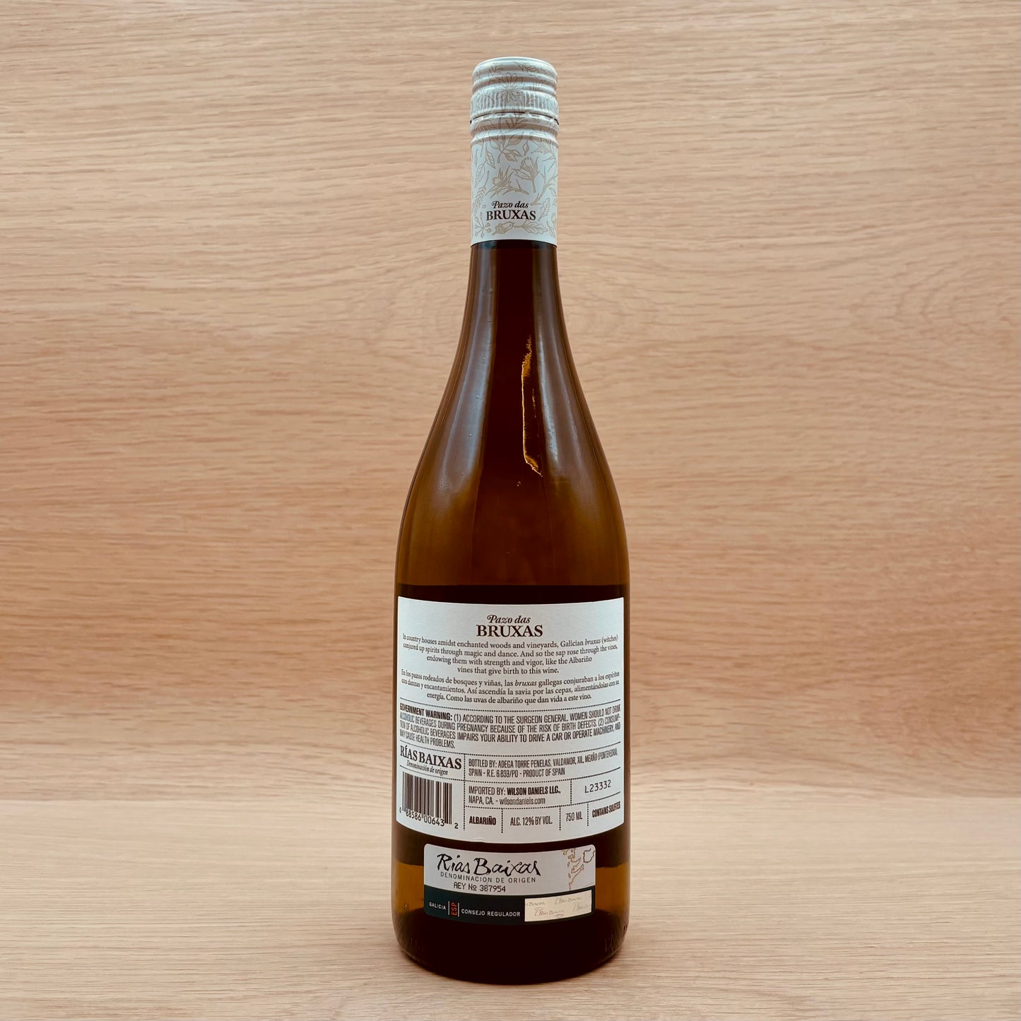 Familia Torres, "Pazo das Bruxas," Rías Baixas, Spain, Albariño, 2023