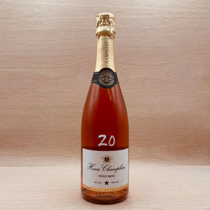 Henri Champliau, "Wild Miss," Vin Mousseaux de Bourgogne, France, Gamay, NV