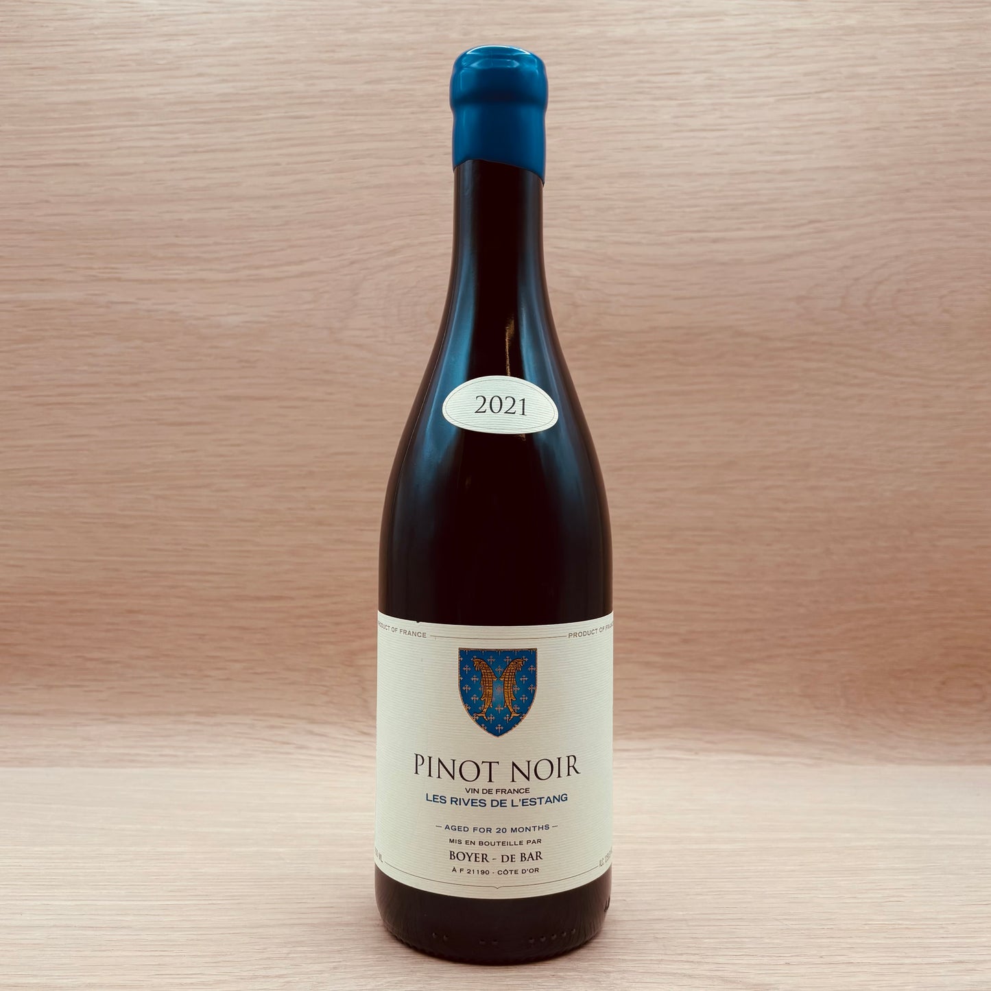 Boyer-De Bar, "Les Rives de L'Estang," Vin de France, Pinot Noir, 2021