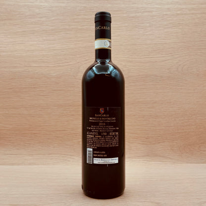 San Carlo, Brunello di Montalcino, Italy, Sangiovese, 2016