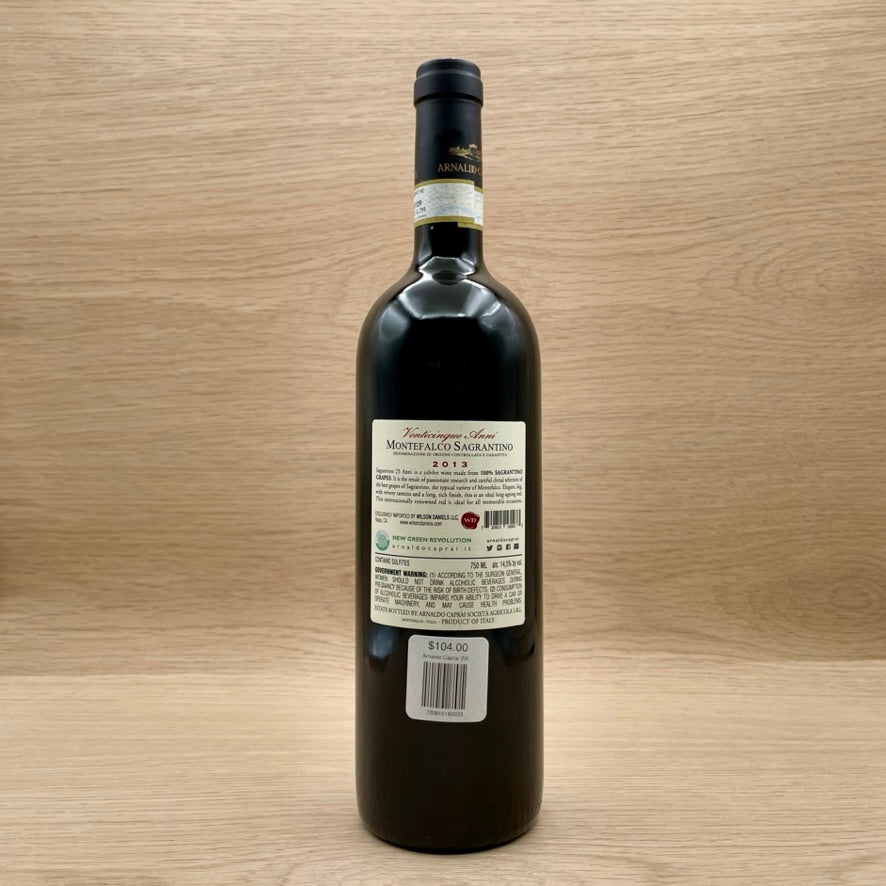 Arnaldo Caprai, "25th Anniversary" Montefalco Sagrantino, Italy, Sagrantino, 2013