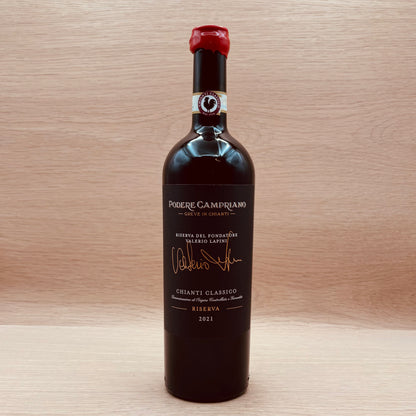 Podere Campriano, "Fondatore," Chianti Classico Riserva, Italy, Sangiovese, 2021