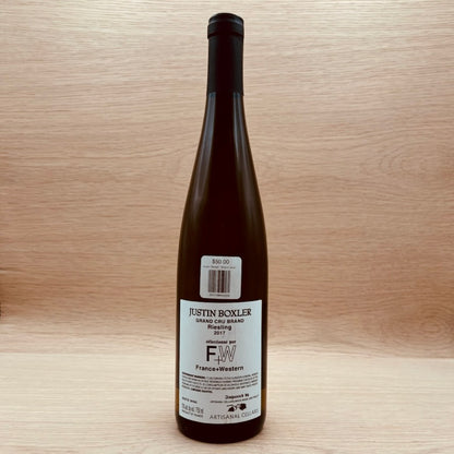 Justin Boxler, "Brand Grand Cru," Alsace, France, Riesling, 2017