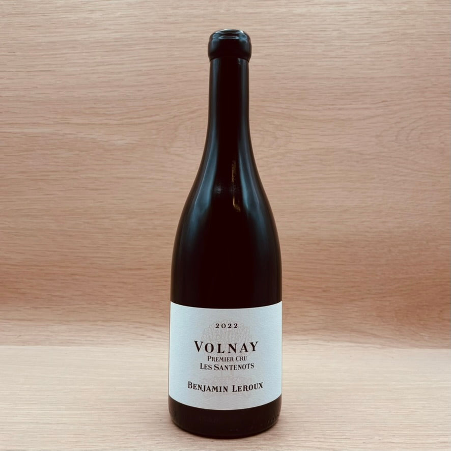 Benjamin Leroux, "Les Santenots," 1er Cru Volnay, France, Pinot Noir, 2022