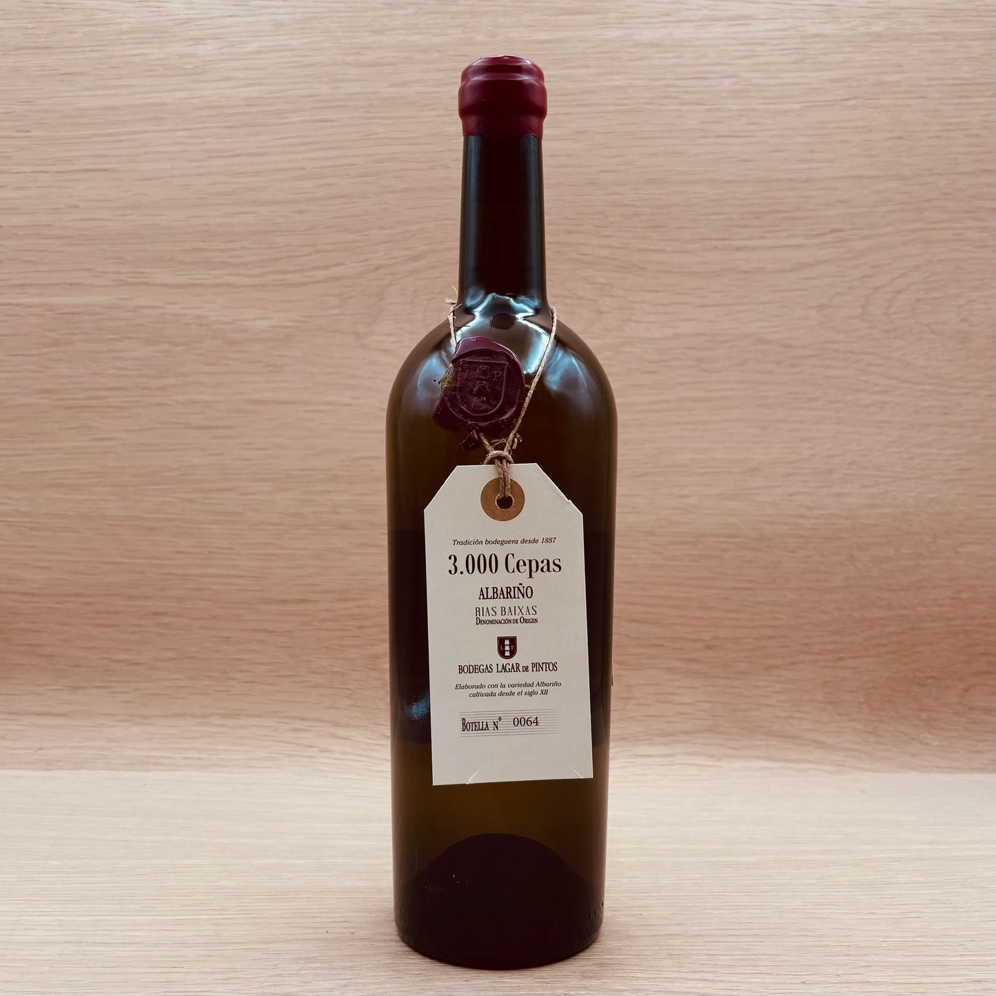 Bodegas Lagar de Pintos, "3.000 Cepas," Rias Baixas, Spain, Albariño, 2021