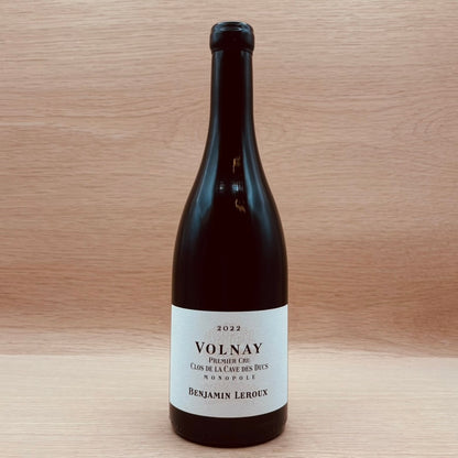 Benjamin Leroux, "Clos de la Caves des Ducs," Volnay 1er Cru, France, Pinot Noir, 2022