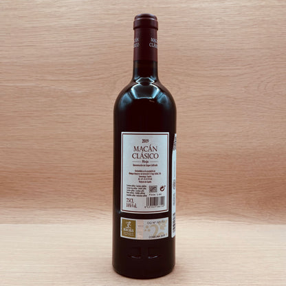 Vega Sicilia, "Macán Clásico," Rioja, Spain, Tempranillo, 2019