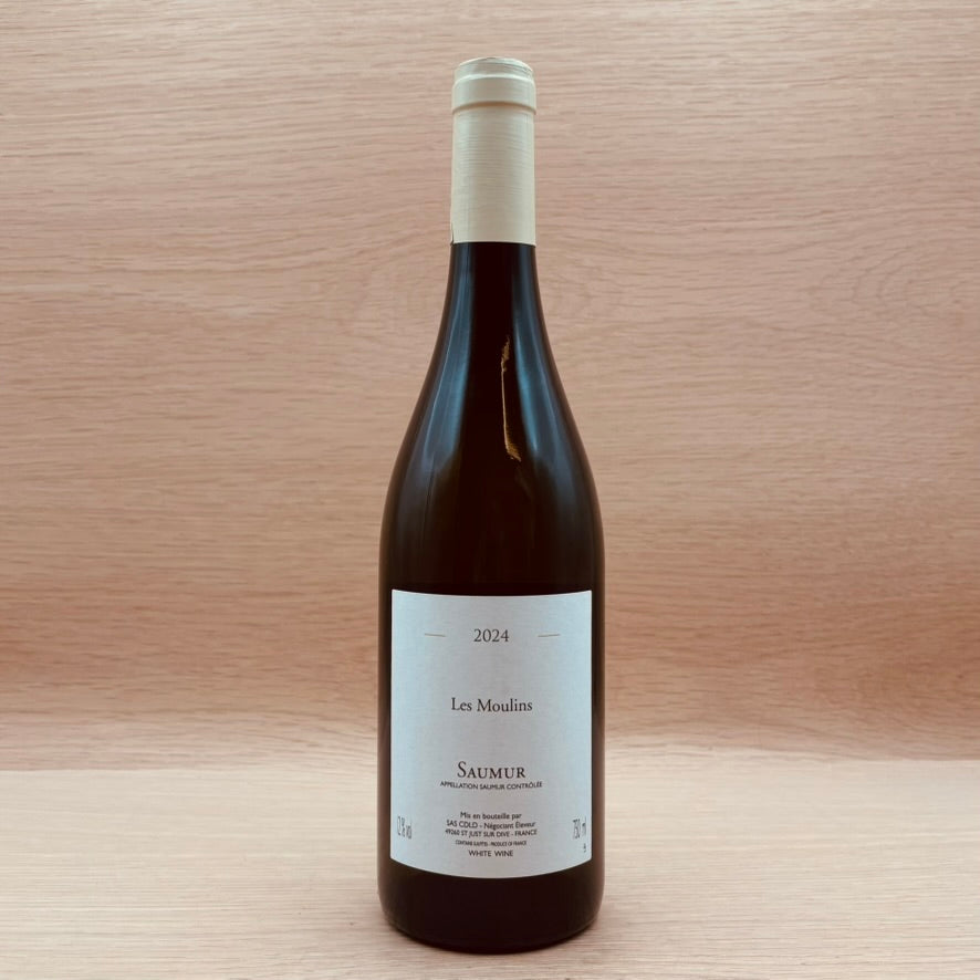 Chai de la Dive, "Les Moulins Blanc," Saumur, France, Chenin Blanc, 2024