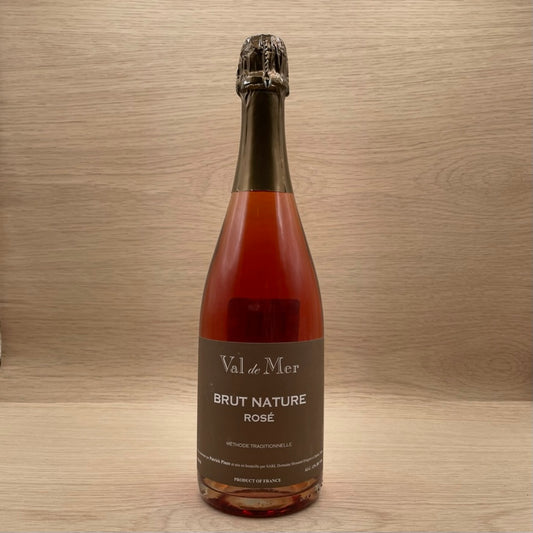 Val de Mer, "Brut Nature Rosé," Chablis, France, Pinot Noir, NV