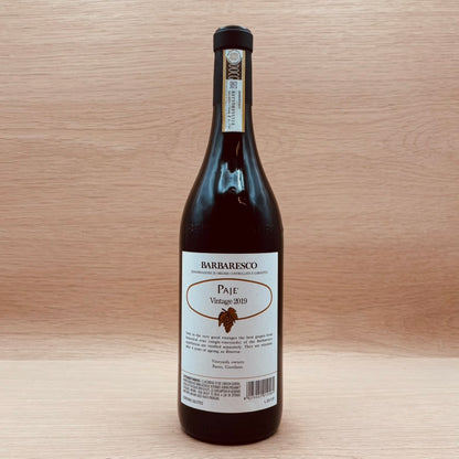 Produttori del Barbaresco, "Paje Riserva," Barbaresco, Italy, Nebbiolo, 2019