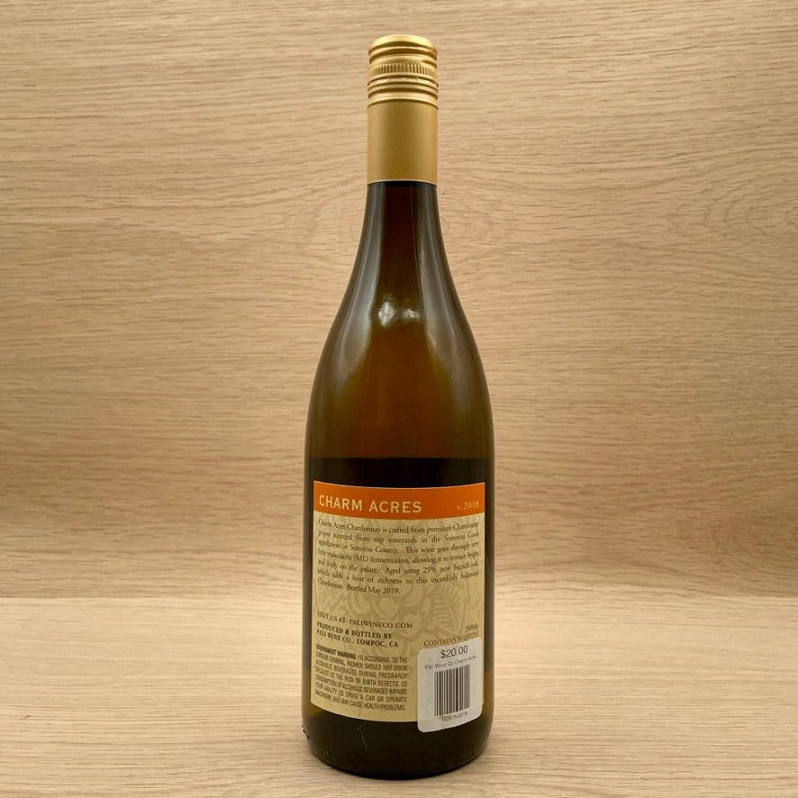 Pali Wine Co., "Charm Acres," Sonoma Coast, California, Chardonnay, 2018