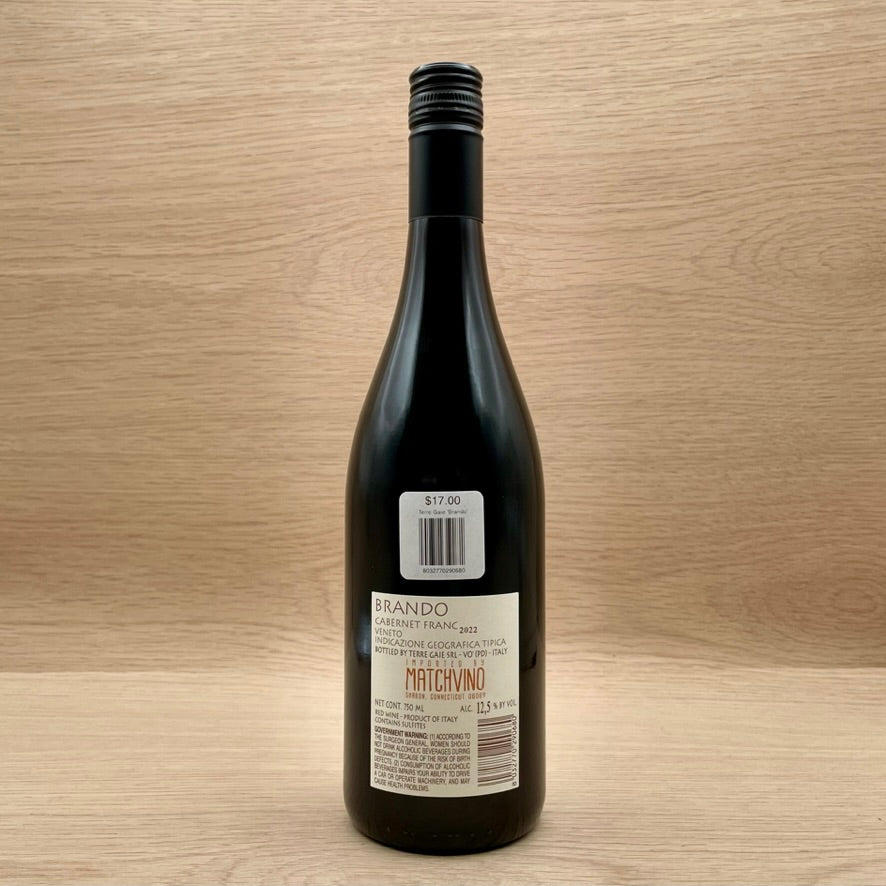 Terre Gaie, "Brando," Veneto, Italy, Cabernet Franc, 2022