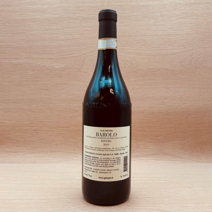 G.D. Vajra, "Ravera," Barolo, Italy, Nebbiolo, 2019