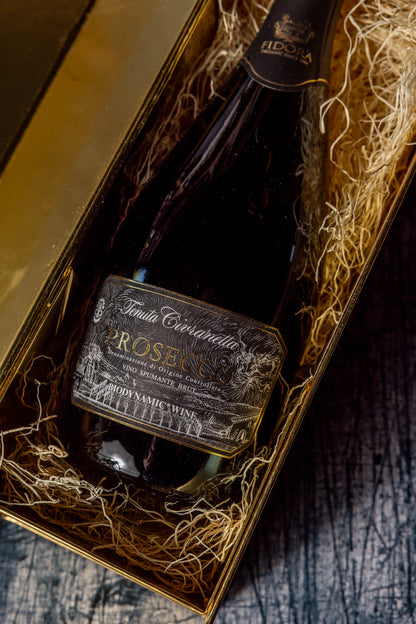Fidora Prosecco Sparkling Wine + Gold Gift Box