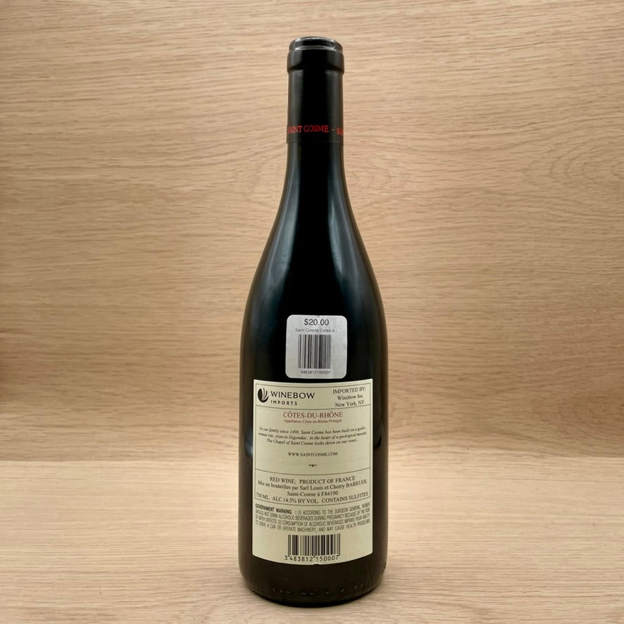 Saint Cosme, Côtes du Rhône, France, Syrah, 2022