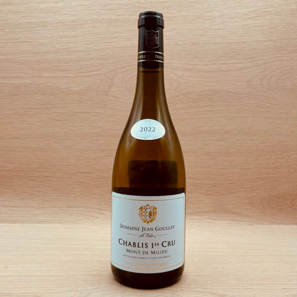 Domaine Jean Goulley, "Mont De Milieu," Chablis 1er Cru, France, Chardonnay 2022