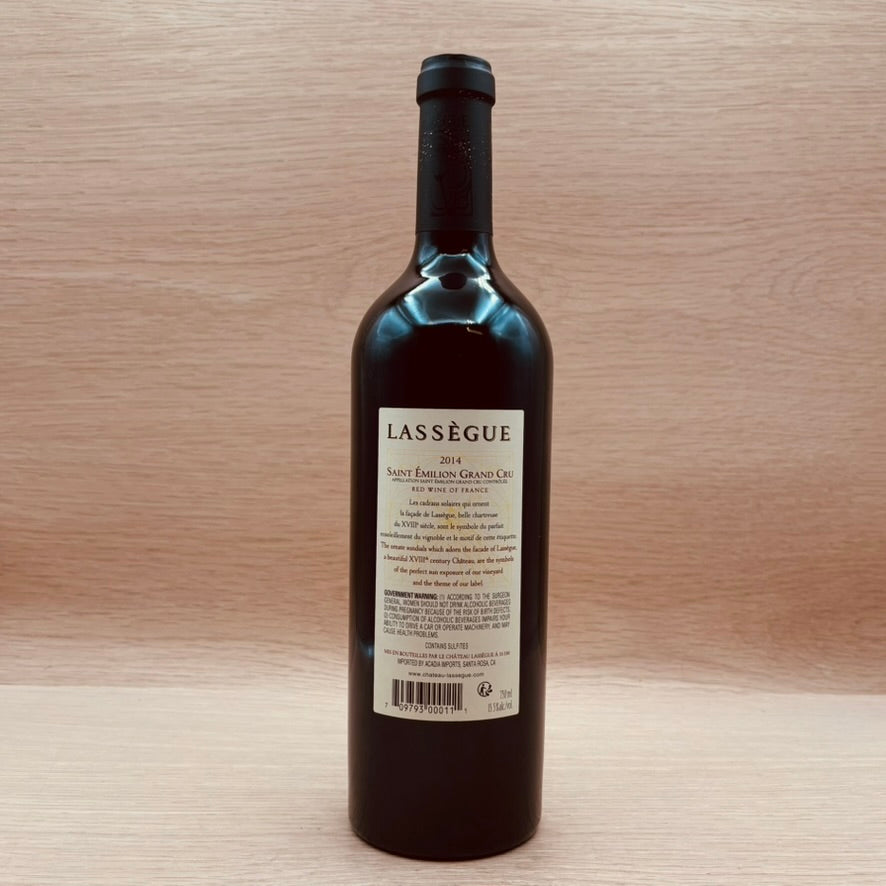 Château Lassègue, Saint Émilion Grand Cru, France, Merlot blend, 2014