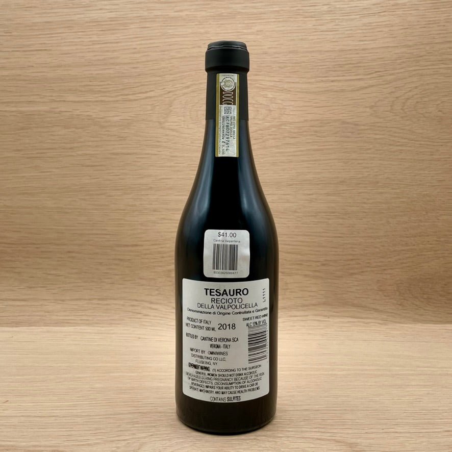 Cantina Valpantena, "Tesauro," Recioto della Valpolicella, Italy, Corvina blend, 500ml