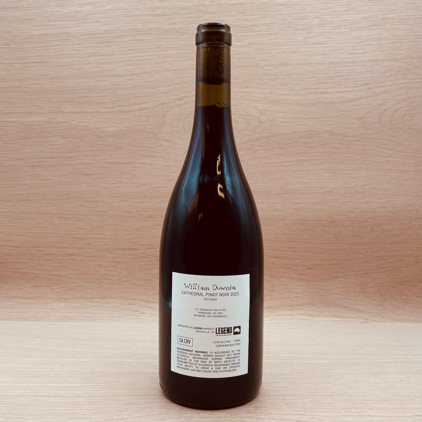 William Downie, "Cathedral," Victoria, Australia, Pinot Noir, 2023