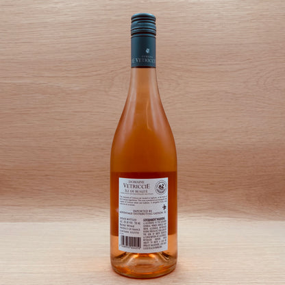 Domaine de Vetriccie, "Ile de Beauté Rosé," Corsica, France, Niellucciu blend, 2025