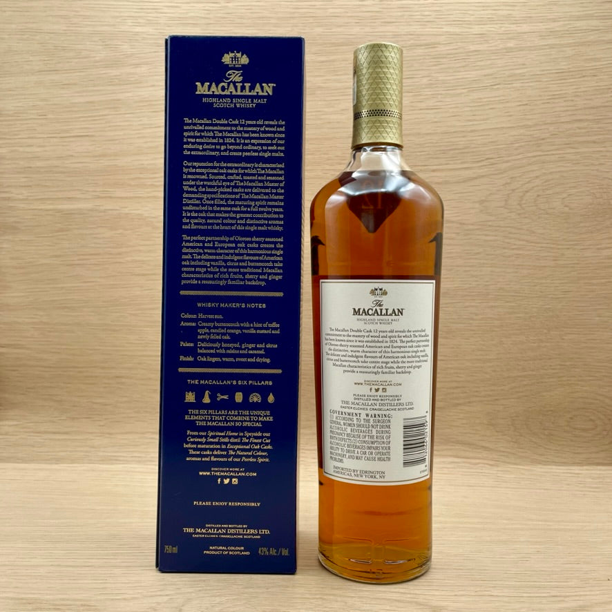 Macallan, Double Cask 12 Year, Highland Single Malt Scotch