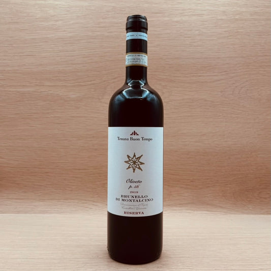 Tenuta Buon Tempo, "Oliveto P.56," Brunello di Montalcino Riserva, Italy, Sangiovese, 2019 1.5L