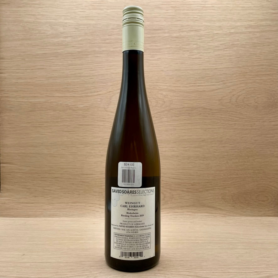 Carl Ehrhard, Rüdesheim, Germany, Riesling Trocken, 2019